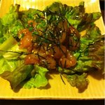 Robatayaki Kamameshi Waraigama - 若鶏ユッケ
                        