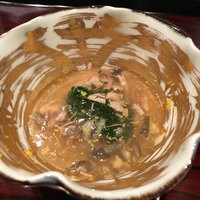 鉄板焼き いわ倉 - 青菜とスッポンのあんかけ