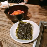 焼肉 ジャンボ - ユッケ　海苔