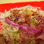 とんかつ檍のカレー屋 いっぺこっぺ - 〆にソースキャベツ