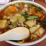 天理スタミナラーメン - スタミナラーメン（小）生玉子入り730円