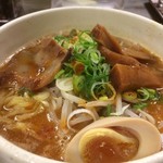 元 - 
            味噌とんこつラーメン  替玉  固め→普通