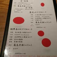 羅豚 ギンザ・グラッセ - メニュー