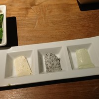 羅豚 ギンザ・グラッセ - 三色豆腐
