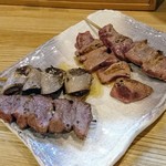 もつやき たろう - ハツ、コブクロ、れば