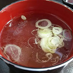 麺や横丁 縁日 - 2017.11.16  湘南やきそばに付いてくる、スープ☆