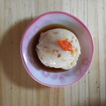 海さくら - 試作品、白子豆腐。味見させていただきました。