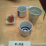 そば茶屋 小諸 新横浜店 - 日本酒（菊正宗）を熱燗でいただきます