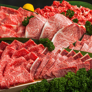 Enjoy all-you-can-eat carefully selected A5 Japanese black beef♪