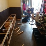 魚と酒と串 ちろり - 手作りのお店なので、改装も自分達で！！