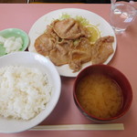 生姜焼定食￥630-