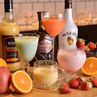 A wide variety of original cocktails using fruits, vegetables, and herbs★