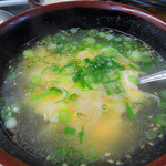 空 - 玉子スープも。