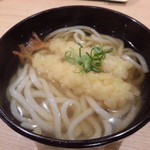 みなと寿司 - えび天うどん 300円