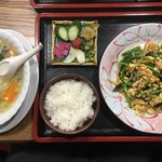 鳳蘭 - 木須肉セット 1,080円
      ※画像収めるのが大変w