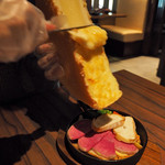 渋谷テラス - グリル野菜とハイジのラクレットチーズ