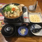 夢庵 - 牡蠣のあじわい味噌鍋膳 ¥1,299- 外税