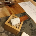 一穀一枝 - 【アミューズ】蕎麦／海老芋／雲