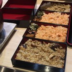 くろぎ - 残った大量の炊き込みご飯はお土産にw