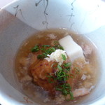 お料理 とみやま - 里芋の揚げ浸し（餡かけ）