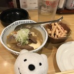 酒や はないち - もつ煮込み豆腐＆米焼酎水割り Simmered Giblets and Tofu & Rice Shochu and Water at Hanaichi, Yurakucho！♪☆(*^o^*)