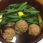 蕎麦　もり木 - 鴨団子と九条ネギのお蕎麦