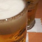 Hidakaya - 生ビールで乾杯！