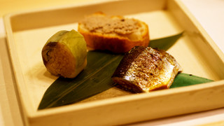 Sushi Gotoku - 先付「三種の秋刀魚」