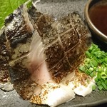 Koshitsu Izakaya Yakitori Ten - 炙り〆サバ(580円)