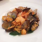 Blue Garden - おまかせパスタ　トマトソース＋魚介類