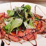 創作イタリアン Gemelli - 牛ランプ肉のタリアータ