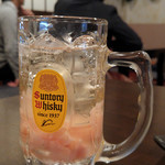 藁焼き小屋 た藁や - 角ハイボール（ガリ）