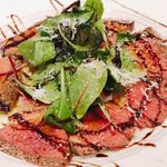 創作イタリアン Gemelli - 牛ランプ肉(赤身）のタリアータ バルサミコ酢ソース