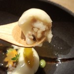 中はひき肉が・・