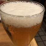 とん太 - グラスビール ¥510