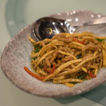 龍昇房 - 【青椒肉絲（あまたうがらしとぶたにくせんぎりいため）】