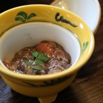 うなぎ亭 友栄 - 「手作り塩から うなぎ」、600円也