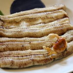 うなぎ亭 友栄 - 「しら焼き御前」のしら焼き部分。御前で5,000円。