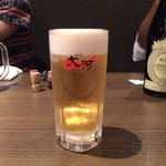 焼肉 大河 - 生ビール
