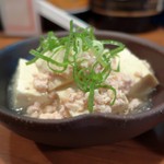 笑菜酒家 みや美 - 豆腐の鶏ひき肉あんかけ