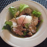 セルフィーユ - 温玉と塩豚のサラダ