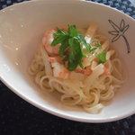 セルフィーユ - 小海老と筍のペペロンチーノ