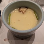 梅丘寿司の美登利総本店 - 茶碗蒸し。△