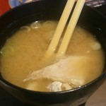 Morishige Shouten - なんだかわからないけど、お魚の出汁が
                        美味しいお味噌汁