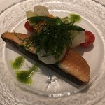 前妻：スモークサーモン。