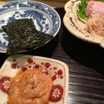 はらまさ - 海苔と肝ソース