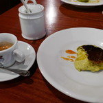 サリーナ - ランチのデザートとエスプレッソ