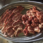 肉の菊貞 - ハラミ、タンシタ、タンサキ