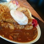 喫茶屋 かしさ - バーグディッシュカレー大盛 1200円