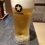 もつ福 - 生ビール